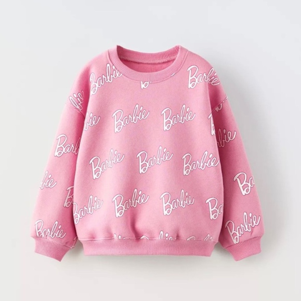 ZARA GIRLS BARBIE MATTEL SWEATSHIRT